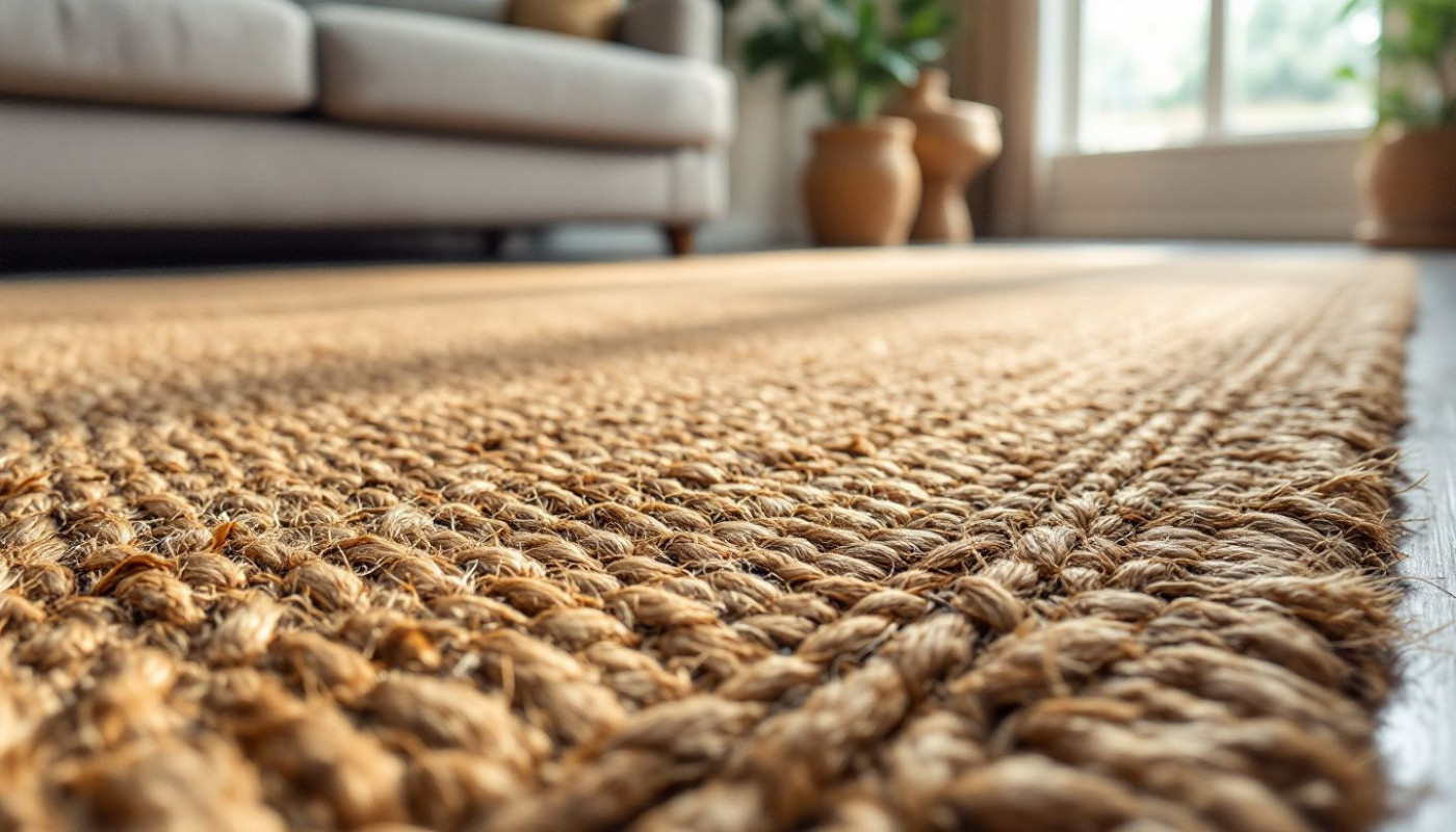 Comment choisir et entretenir un tapis en toile de jute pour votre maison
